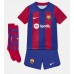 Barcelona Ferran Torres #7 Replika Babytøj Hjemmebanesæt Børn 2023-24 Kortærmet (+ Korte bukser)